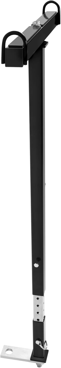 KUAFU Universal Kayak Loader for Most Cars Trucks Canoe Kayak Mount Rack Steel Black Silvery Powder Coated+Zinc-Plated LYOM-267