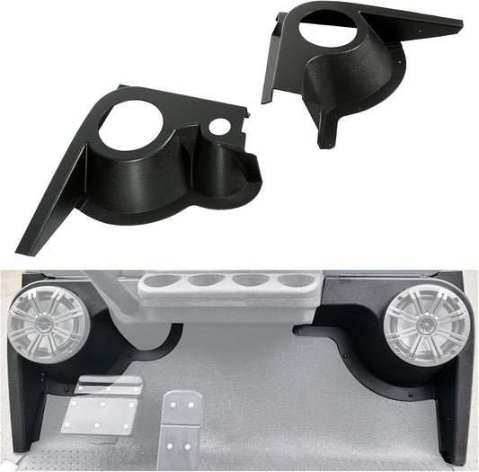 KUAFU Speaker Pods Compatible with 1994-2023 EZGO TXT Replacement for 627153 Golf Cart Black Texture Pair ABS Speaker Stands LYMP-140