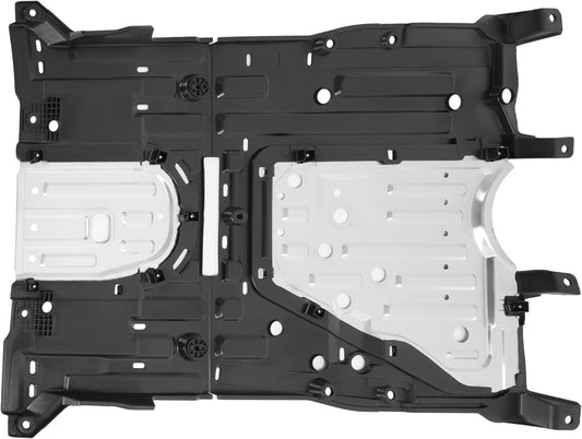 Engine Splash Shield Plate Compatible with 2013-2015 Honda Civic Replacement for 74110TR3A20 Front Lower Silvery Aluminium Center Engine Cover Undercar Shield Guard Assembly LYAM-582-1