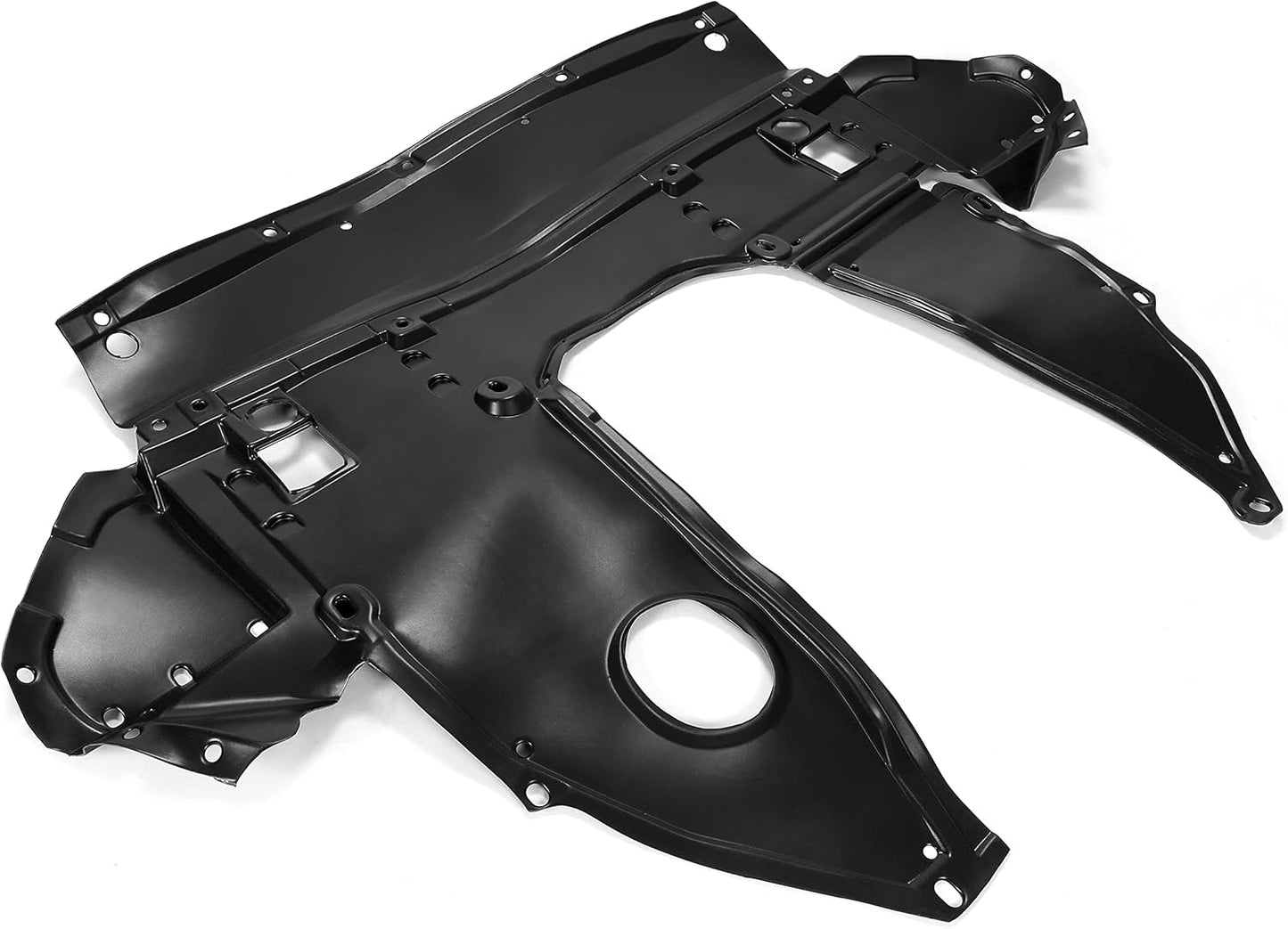 Kojem Front Engine Splash Shield Compatible with 2016-2023 Nissan Maxima 3.5L 2016-2018 Nissan Altima 2.5L 3.5L Replacement for NI1228164 75890-9HS0A Plastic Black LYAP-765S