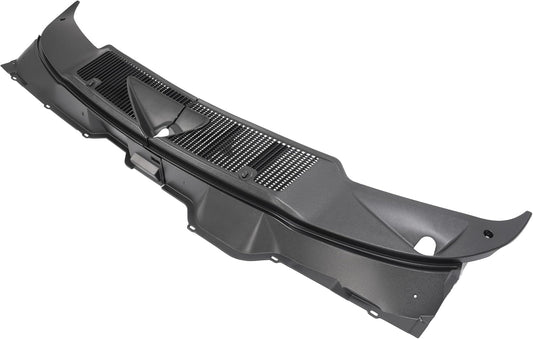 Windshield Wiper Cowl Panel Grille Compatible with 2002-2010 Dodge Ram 1500, 2500, 3500 Replacement for 55056006AG 55056006AE Front Window Insert Panel ABS Plastic LYAP-X1152