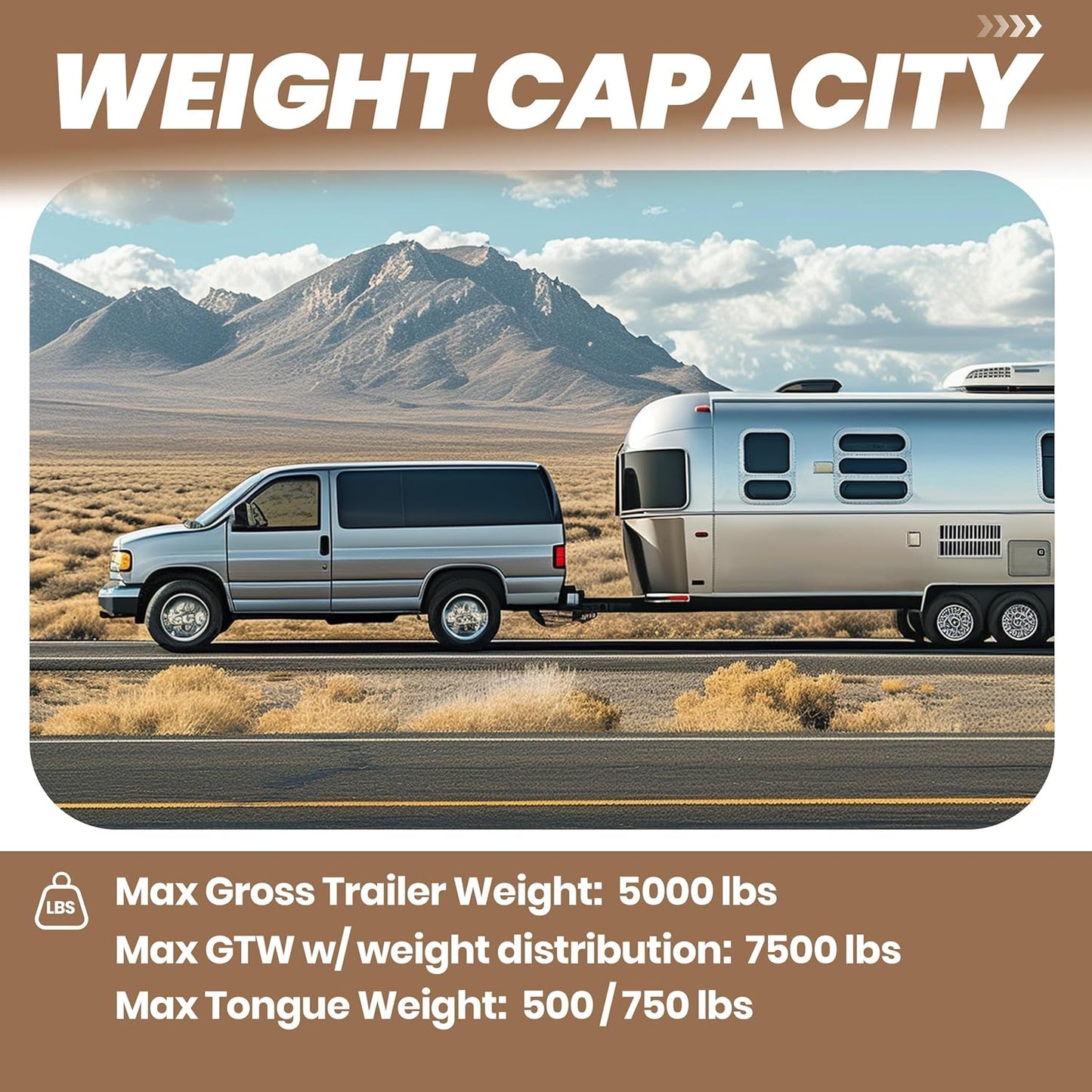 KUAFU 2 Inch Class 3 Trailer Hitch Compatible with 1996-2023 Chevrolet Express 1500 2500 3500 GMC Savana 1500 2500 3500 Towing Hitch Mount Receiver LYAM-693