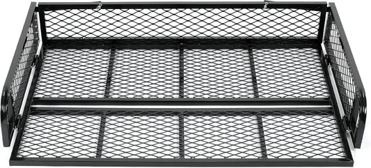 HECASA Universal Rear Cargo Basket Compatible with ATV Storage Rack Cargo Carrier Steel LYMM-089S-3