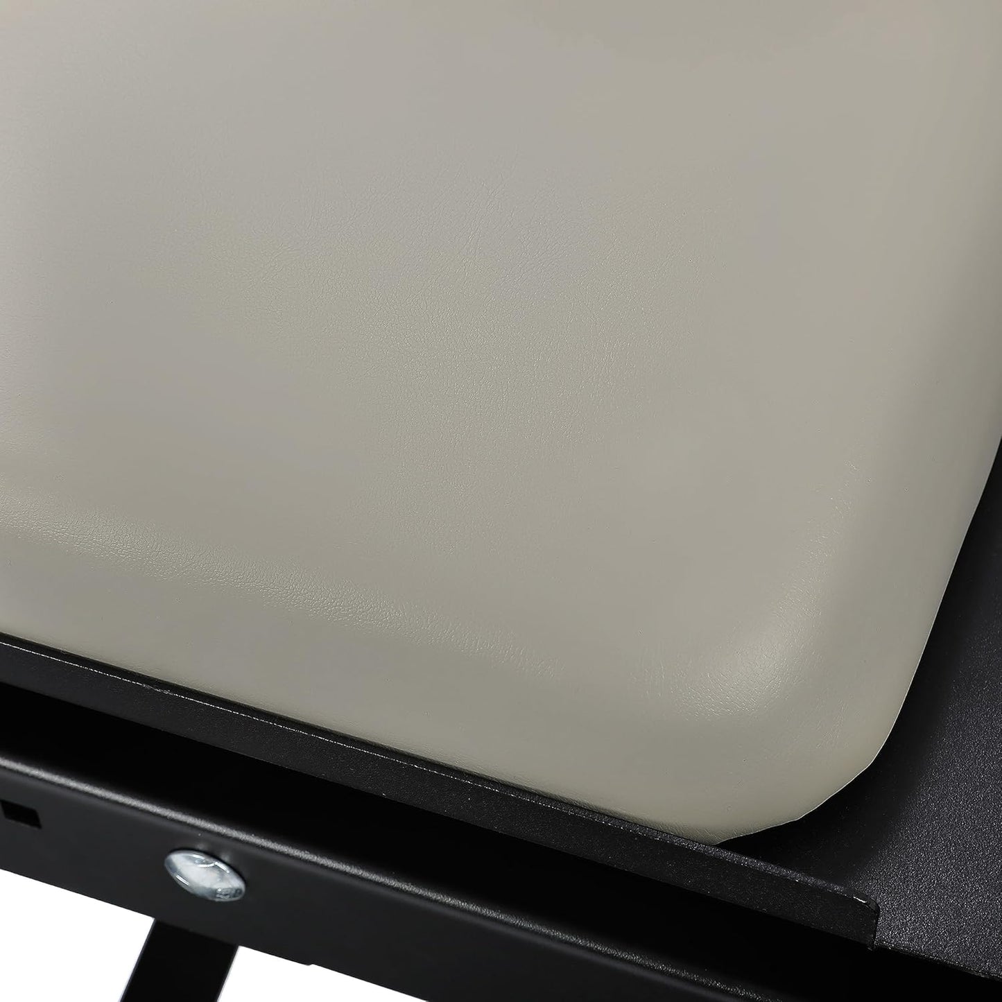 HECASA Rear Back Seat Kit Compatible with Yamaha G14 G16 G19 G22 Golf Cart Flip Folding Seat - Off-White LYMM-125S-2