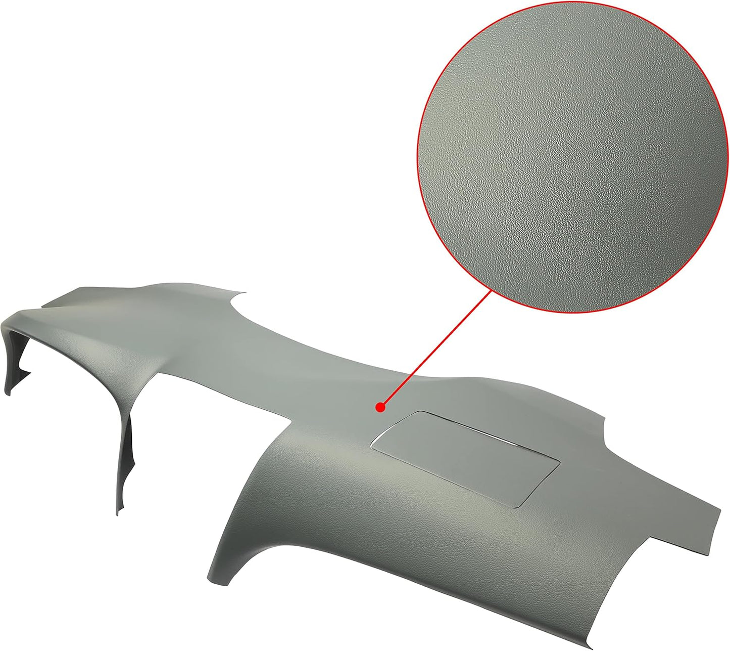 Kojem Dashboard Cap Cover Compatible with 2007-2011 Toyota Camry Gray Dashboard Cap Replacement ABS Plastic LYAP-509-1-XB