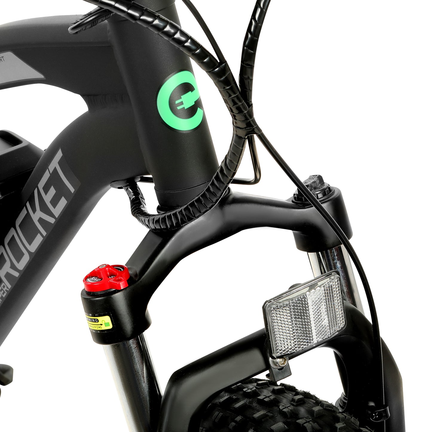 Ecotric Rocket Fat Tire Beach Snow Electric Bike - Blue