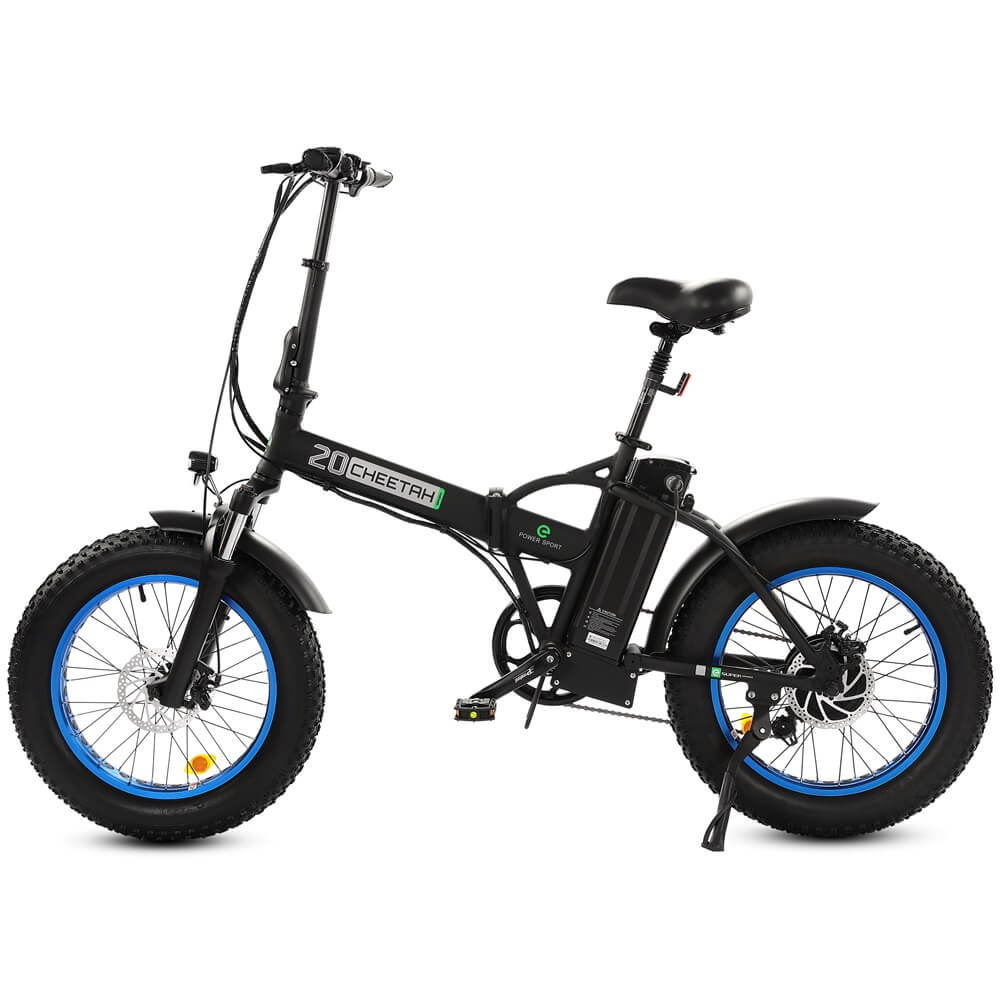 ECOTRIC 48V 20 Inches Fat Tire Portable Folding Electric Bike