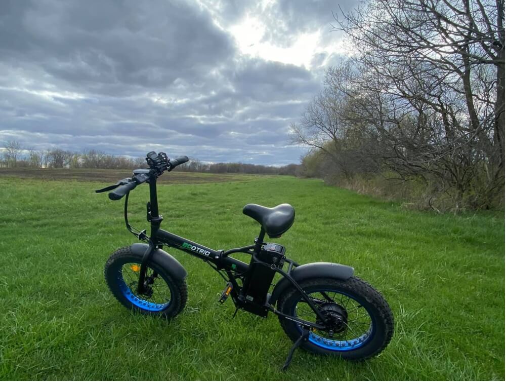 Off-road riding with Ecotric 20’’ fat tire e-bike!