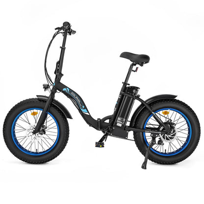 UL Certified-Ecotric 20inch black Portable and folding fat bike model Dolphin