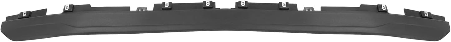 KUAFU Front Bumper Valance Compatible with 2015 2016 2017 Ford F150 F-150 Replacement for FO1095267C, FO1095267, FL3Z17626AA Air Dam Deflector Lower Valance Black LYAP-X1443