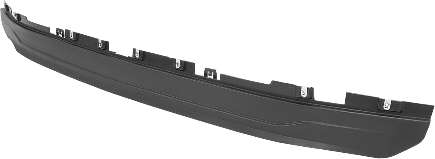 KUAFU Front Bumper Valance Compatible with 2015 2016 2017 Ford F150 F-150 Replacement for FO1095267C, FO1095267, FL3Z17626AA Air Dam Deflector Lower Valance Black LYAP-X1443