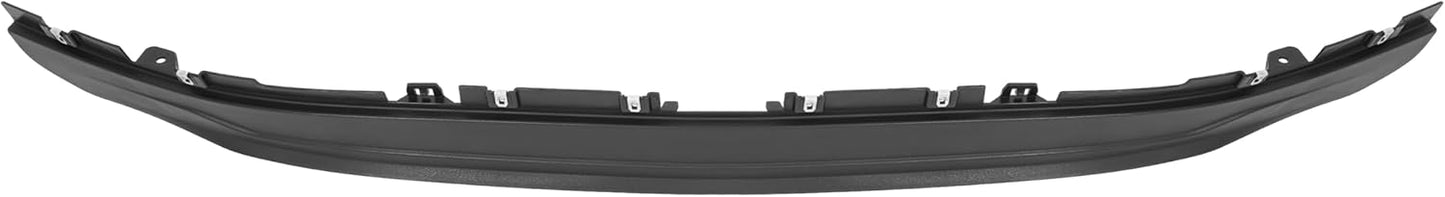 KUAFU Front Bumper Valance Compatible with 2015 2016 2017 Ford F150 F-150 Replacement for FO1095267C, FO1095267, FL3Z17626AA Air Dam Deflector Lower Valance Black LYAP-X1443