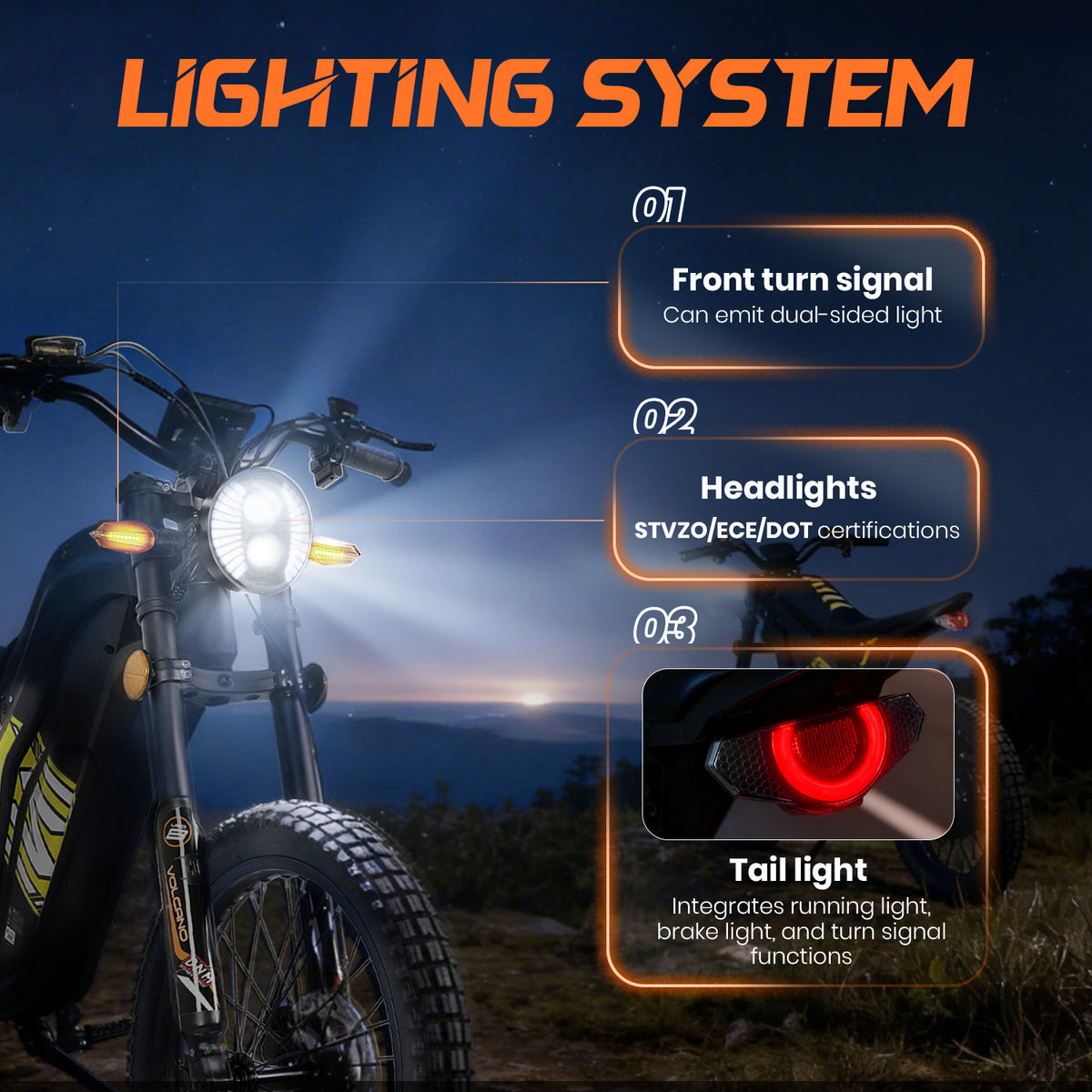60V 4000W Electric Moped, 56 MPH High-Speed Electric Motorcycle with 35Ah Lithium Battery, Hydraulic Disc Brakes & All-Terrain Tires