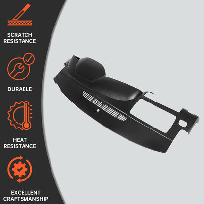 Kojem Black Dash Board Cover Compatible with 2007-2013 Chevy Chevrolet Silverado LS LT WT Base GMC Sierra SL SLE WT Base Dashboard Panel Cover Glovebox Dashboards ABS Plastic LYAP-300V
