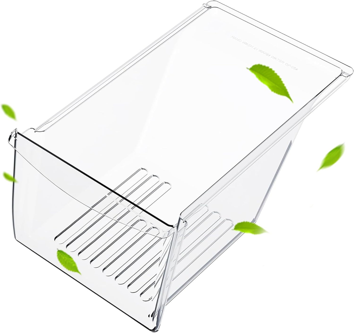 HECASA 240343803 AP2115895 240343801 Crisper Pan (Bottom) Compatible with Frigidaire Refrigerator Kenmore Crisper Bin Crisper Drawer 240343805 Replacement only LYOP-054