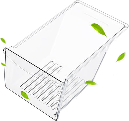 HECASA 240343803 AP2115895 240343801 Crisper Pan (Bottom) Compatible with Frigidaire Refrigerator Kenmore Crisper Bin Crisper Drawer 240343805 Replacement only LYOP-054