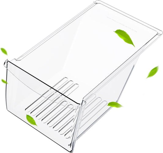 HECASA 240343803 AP2115895 240343801 Crisper Pan (Bottom) Compatible with Frigidaire Refrigerator Kenmore Crisper Bin Crisper Drawer 240343805 Replacement only LYOP-054