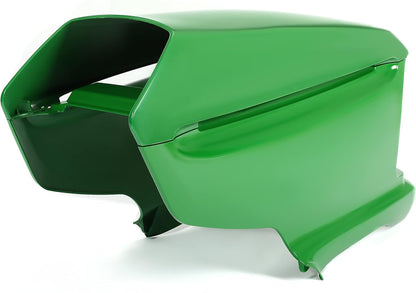 KUAFU Upper & Lower Hood Kit Compatible with John Deere LT133 LT150 LT155 LT160 LT166 LT170 LT180 LT190 LTR155 LTR166 LTR180 Replacement for AM131759 AM132530 Green Hood Assembly Kit LYJD-051+LYJD-046-1/LYJD-046-2