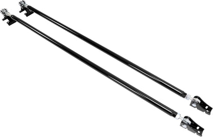 Traction Tie Bars Compatible with 2001-2010 Chevrolet Silverado GMC Sierra 2500HD 3500HD Steel Black Powder Coated LYAM-X1933