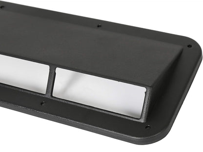 ECOTRIC Cowl Vent Scoop Compatible with 1978-1995 Jeep CJ Wrangler YJ Air Vent Scoop Ram Air Induction Hood Scoop Ram Replacement for 13307.01 LYAP-178