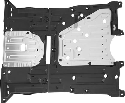 Engine Splash Shield Plate Compatible with 2013-2015 Honda Civic Replacement for 74110TR3A20 Front Lower Silvery Aluminium Center Engine Cover Undercar Shield Guard Assembly LYAM-582-1