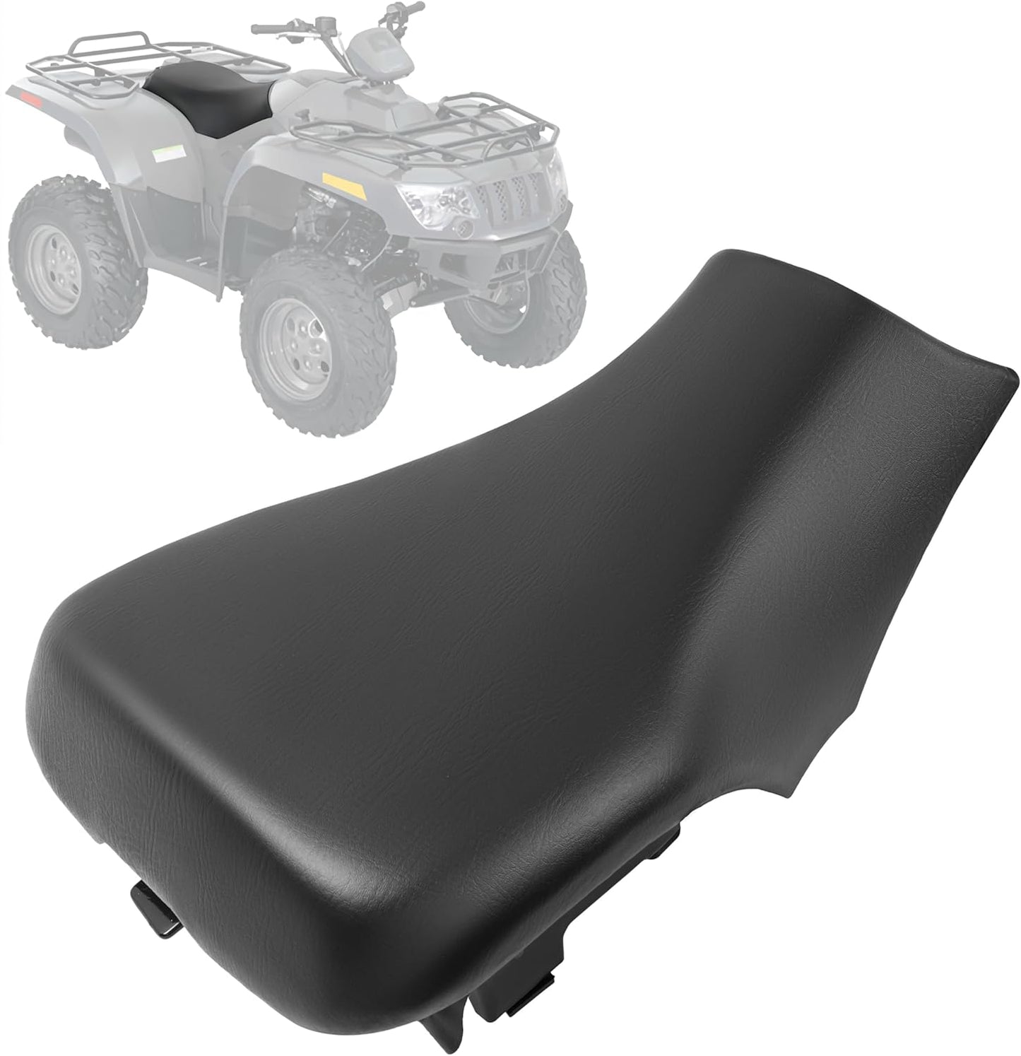 KUAFU ATV Complete Seat Compatible with 2005-2017 Arctic Cat 400 450 500 550 Replacement for 4506-557 Seat Replacement Assembly Black LYCP-255