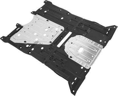 Engine Splash Shield Plate Compatible with 2013-2015 Honda Civic Replacement for 74110TR3A20 Front Lower Silvery Aluminium Center Engine Cover Undercar Shield Guard Assembly LYAM-582-1