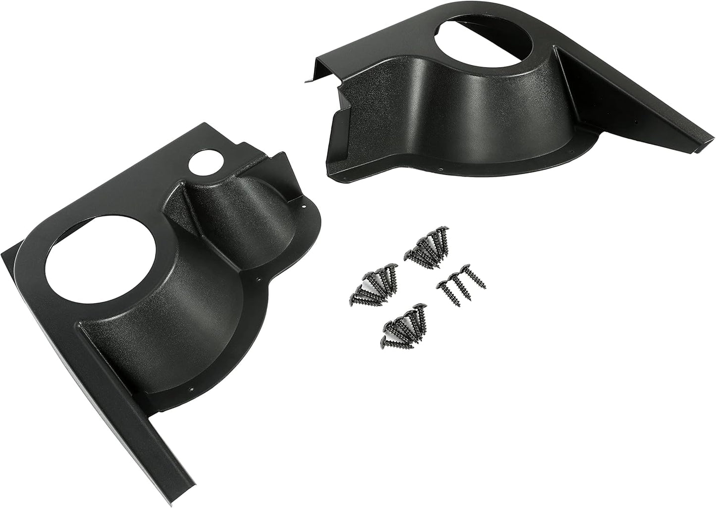 KUAFU Speaker Pods Compatible with 1994-2023 EZGO TXT Replacement for 627153 Golf Cart Black Texture Pair ABS Speaker Stands LYMP-140