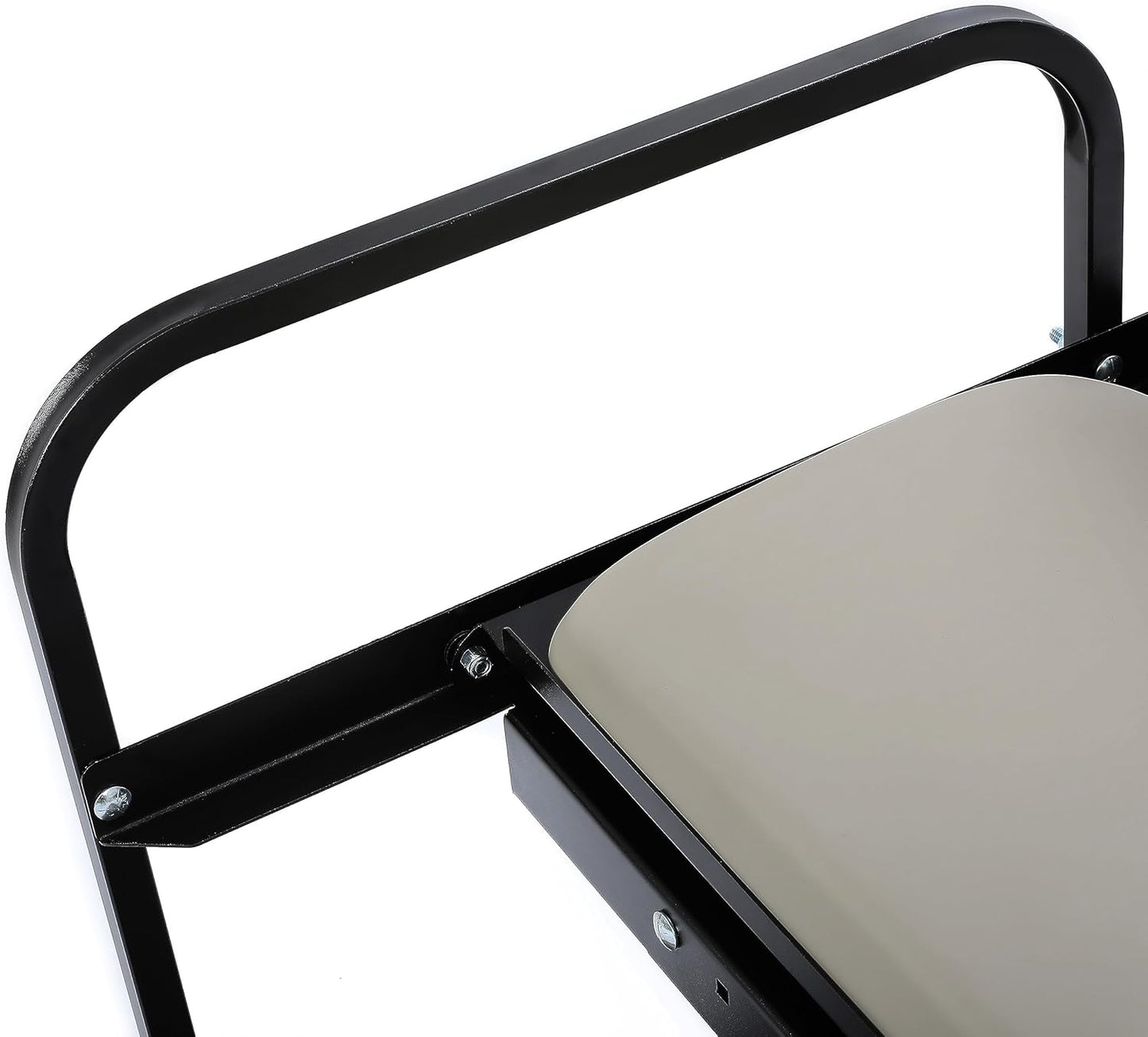 HECASA Rear Back Seat Kit Compatible with Yamaha G14 G16 G19 G22 Golf Cart Flip Folding Seat - Off-White LYMM-125S-2
