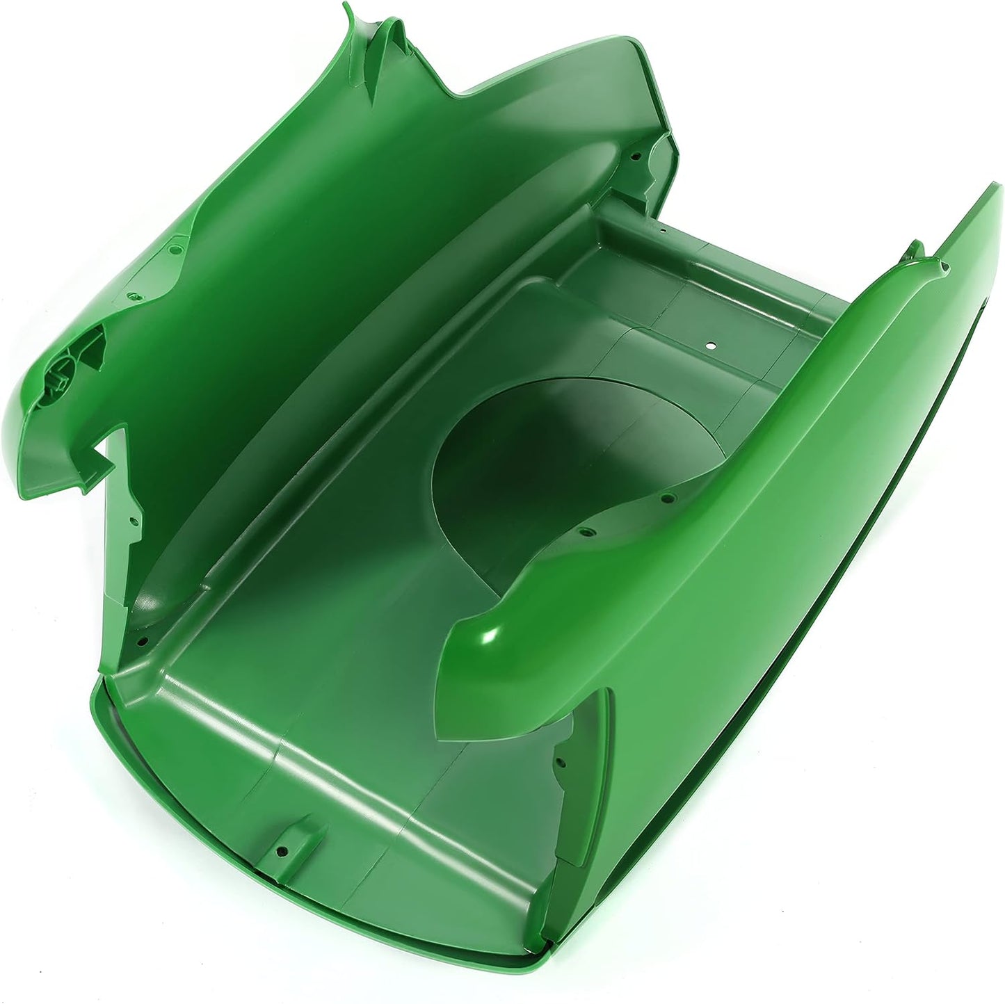 KUAFU Upper & Lower Hood Kit Compatible with John Deere LT133 LT150 LT155 LT160 LT166 LT170 LT180 LT190 LTR155 LTR166 LTR180 Replacement for AM131759 AM132530 Green Hood Assembly Kit LYJD-051+LYJD-046-1/LYJD-046-2
