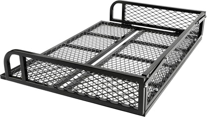 HECASA Universal Rear Cargo Basket Compatible with ATV Storage Rack Cargo Carrier Steel LYMM-089S-3