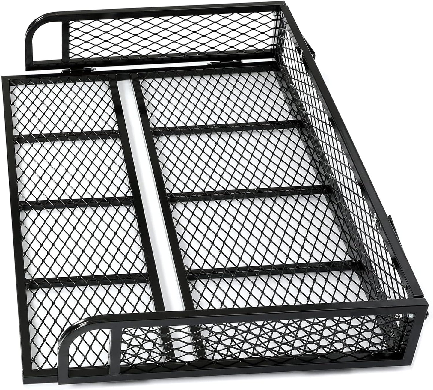 HECASA Universal Rear Cargo Basket Compatible with ATV Storage Rack Cargo Carrier Steel LYMM-089S-3