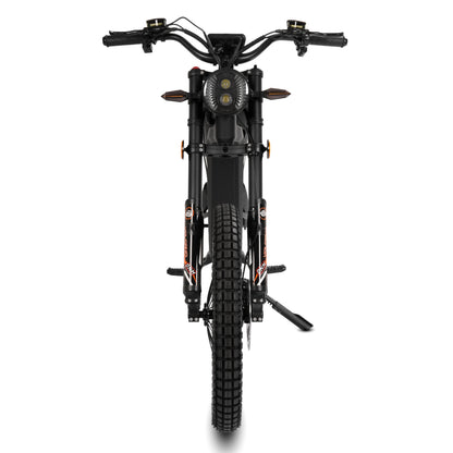 60V 4000W Electric Moped, 56 MPH High-Speed Electric Motorcycle with 35Ah Lithium Battery, Hydraulic Disc Brakes & All-Terrain Tires