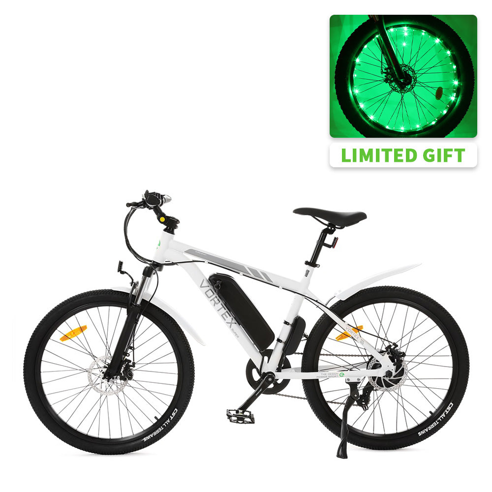 UL Certified-Ecotric Vortex Electric City Bike - White