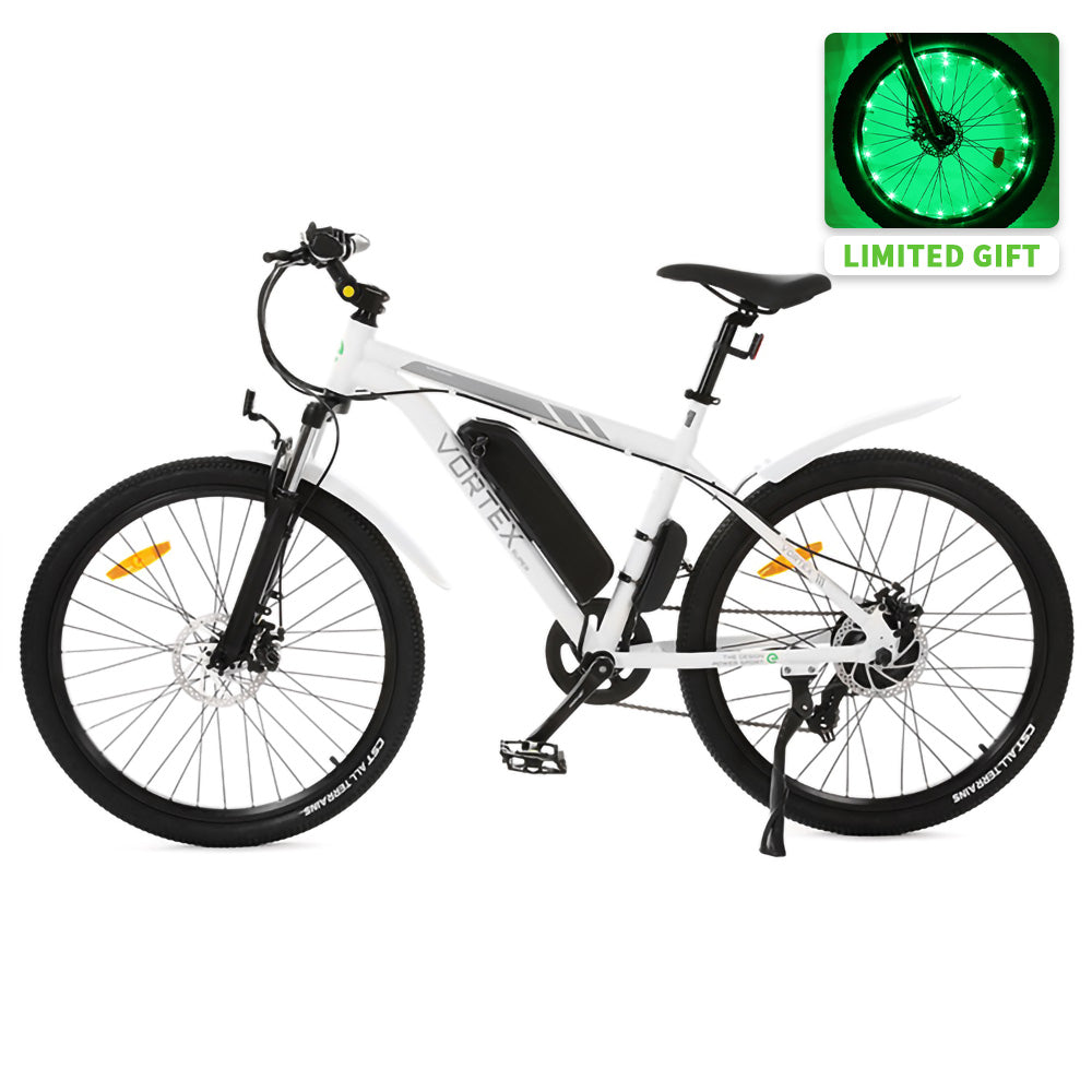 UL Certified-Ecotric Vortex Electric City Bike - White