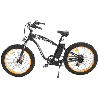 UL Certified-Ecotric Hammer Electric Fat Tire Beach Snow Bike - Orange