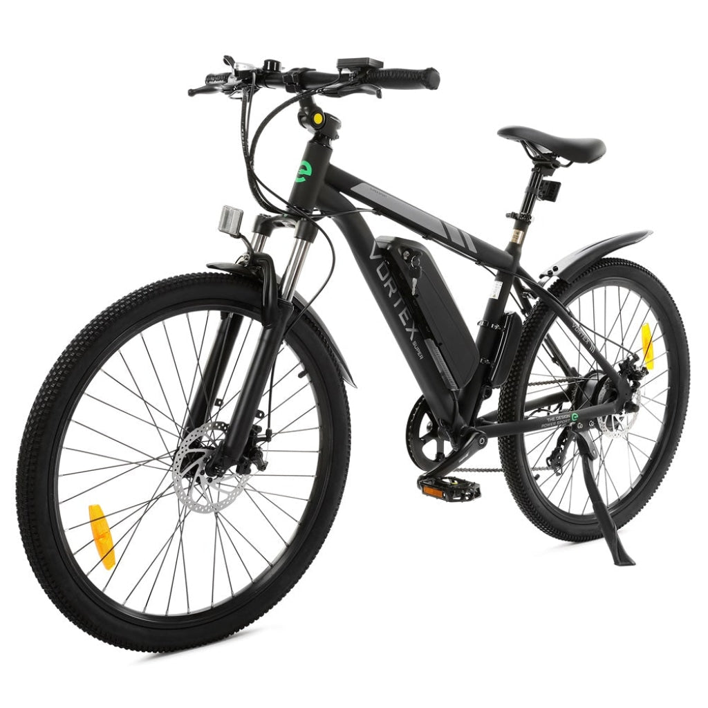 UL Certified-Vortex Electric City Bike - Matt Black - 2