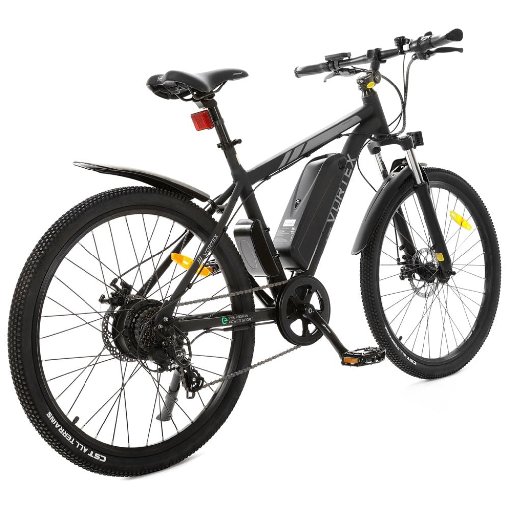 UL Certified-Vortex Electric City Bike - Matt Black - 5