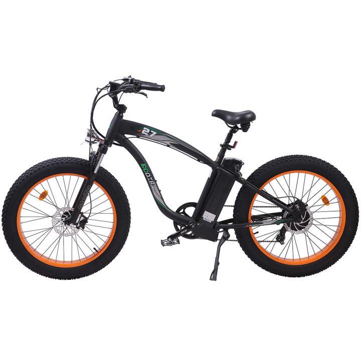 UL Certified-Ecotric Hammer Electric Fat Tire Beach Snow Bike - Orange