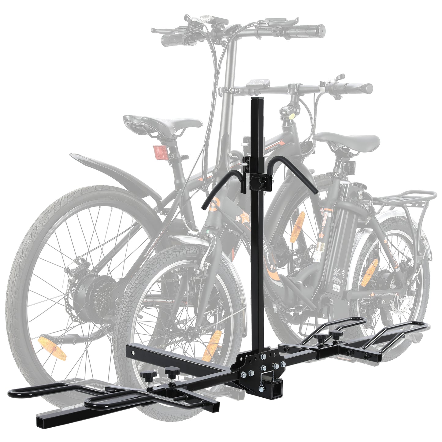 2-Bike Platform Style Bicycle Rider Hitch Mount Carrier Rack Sport