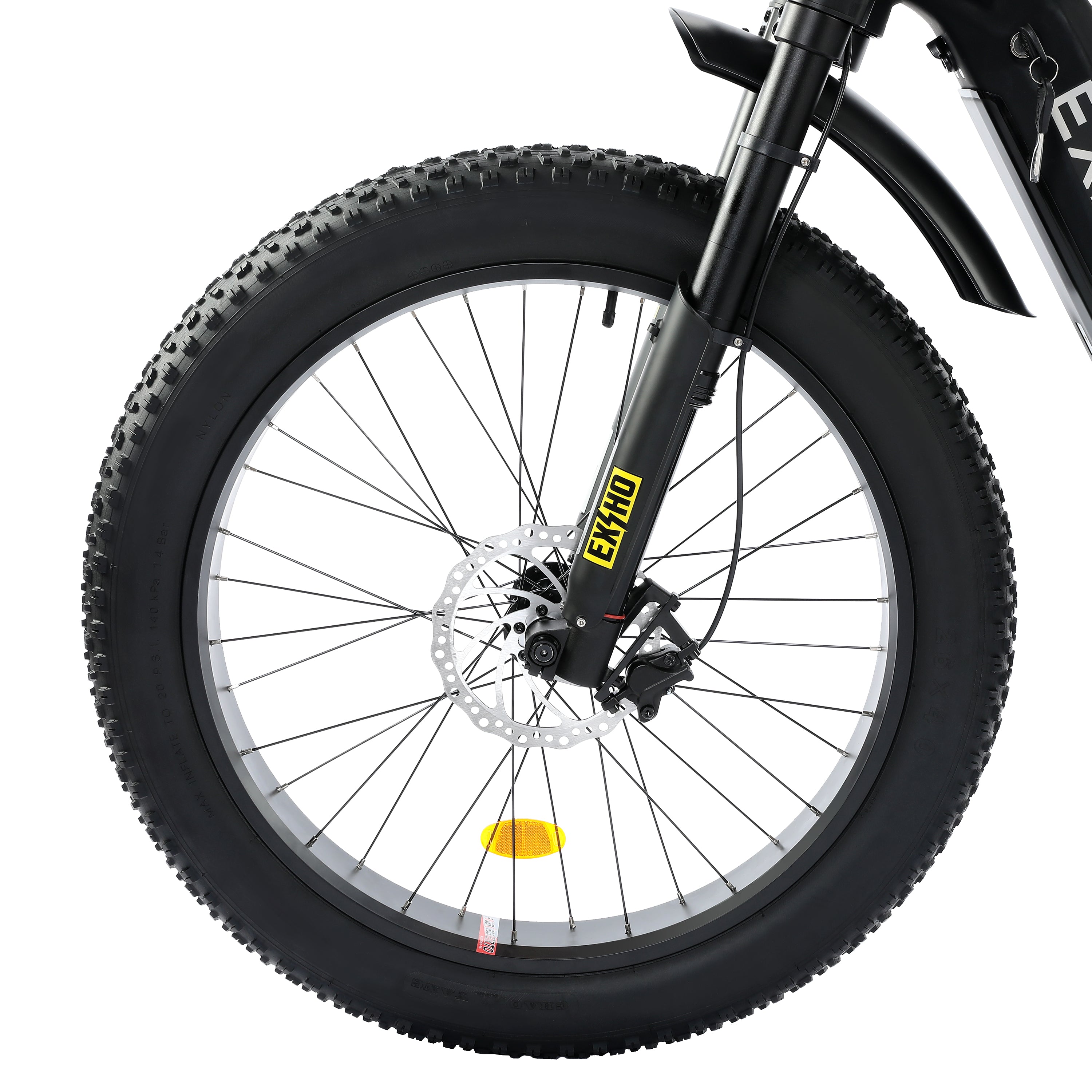 Explorer 26 inches 48V Fat Tire Electric Bike with Rear Rack - 5