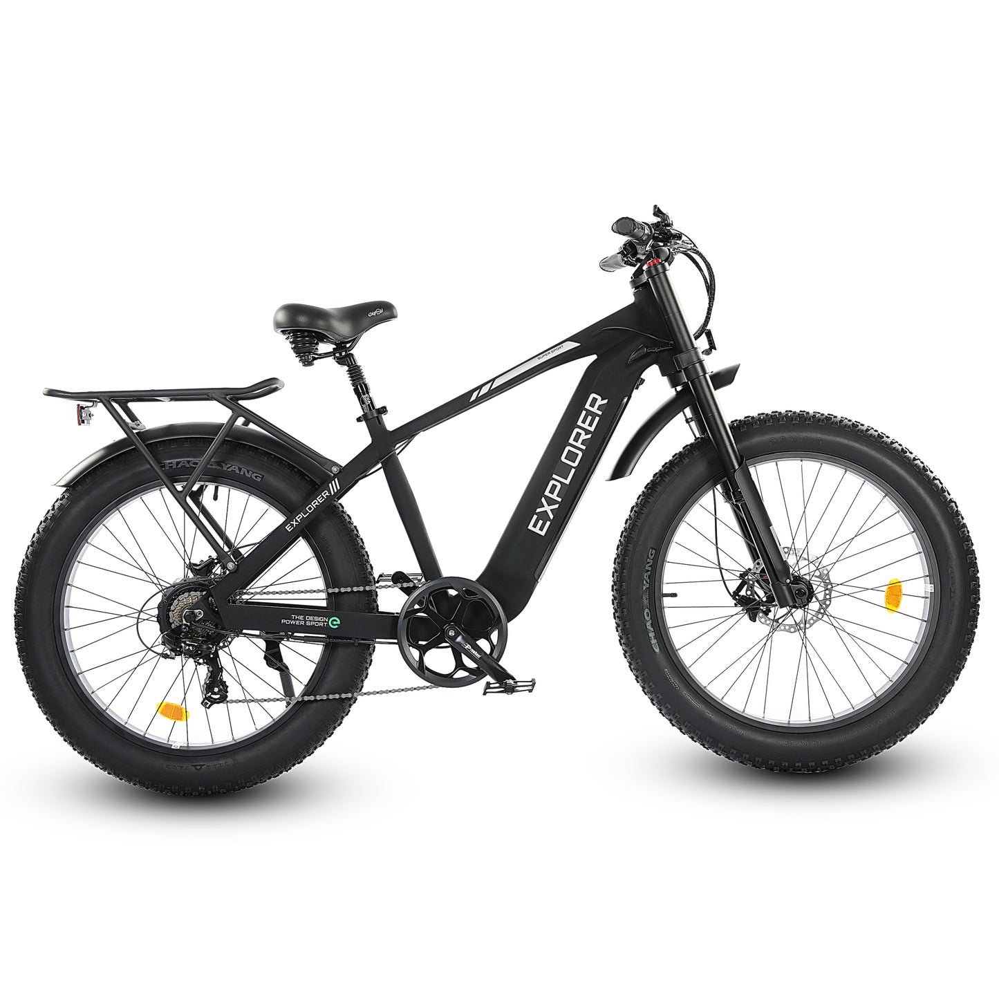 Explorer 26 inches 48V Fat Tire Electric Bike with Rear Rack - 2