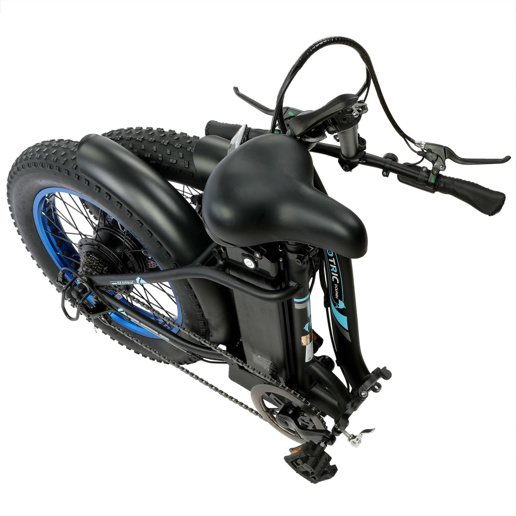 UL Certified-20inch black Portable and folding fat bike model Dolphin - 6