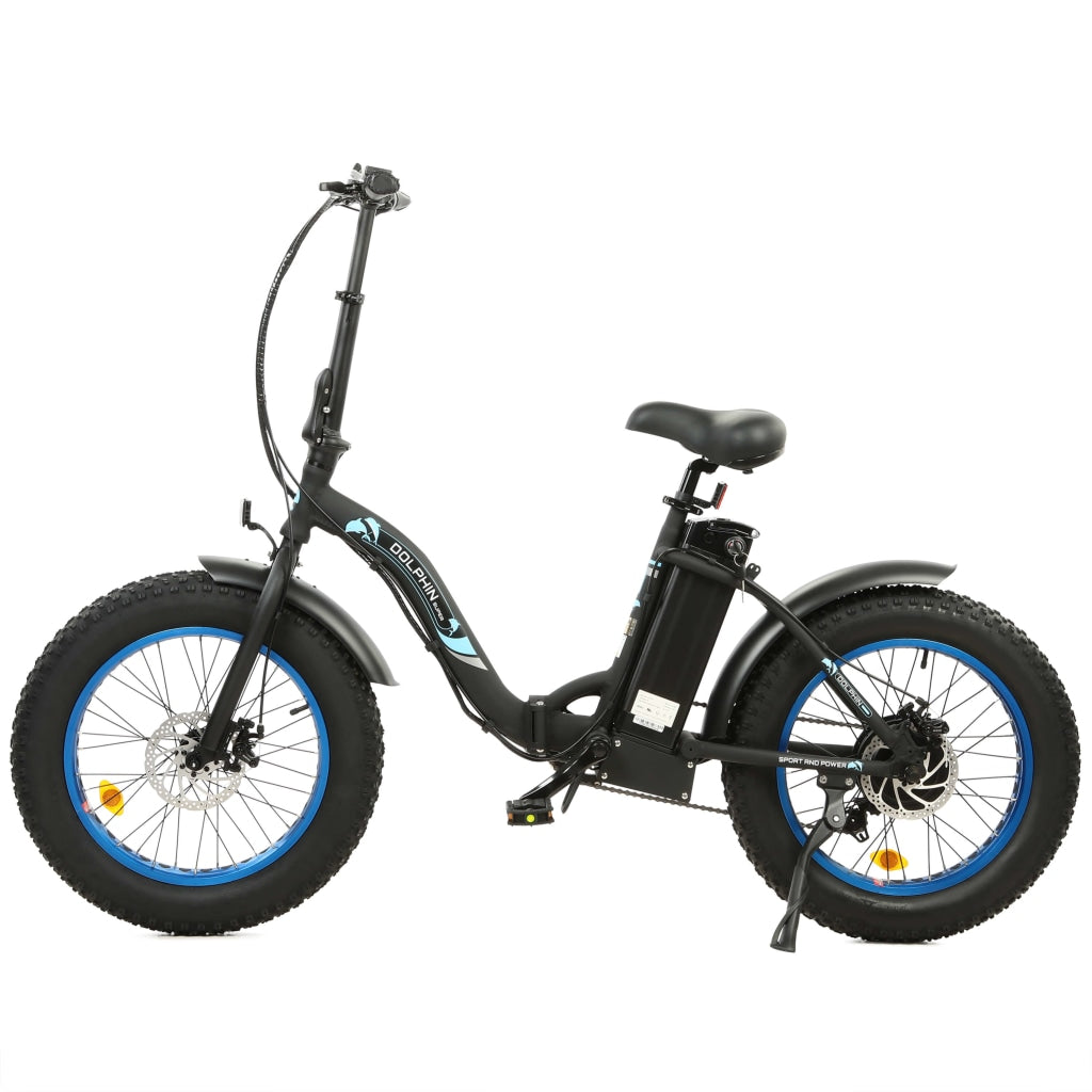 UL Certified-20inch black Portable and folding fat bike model Dolphin - 8