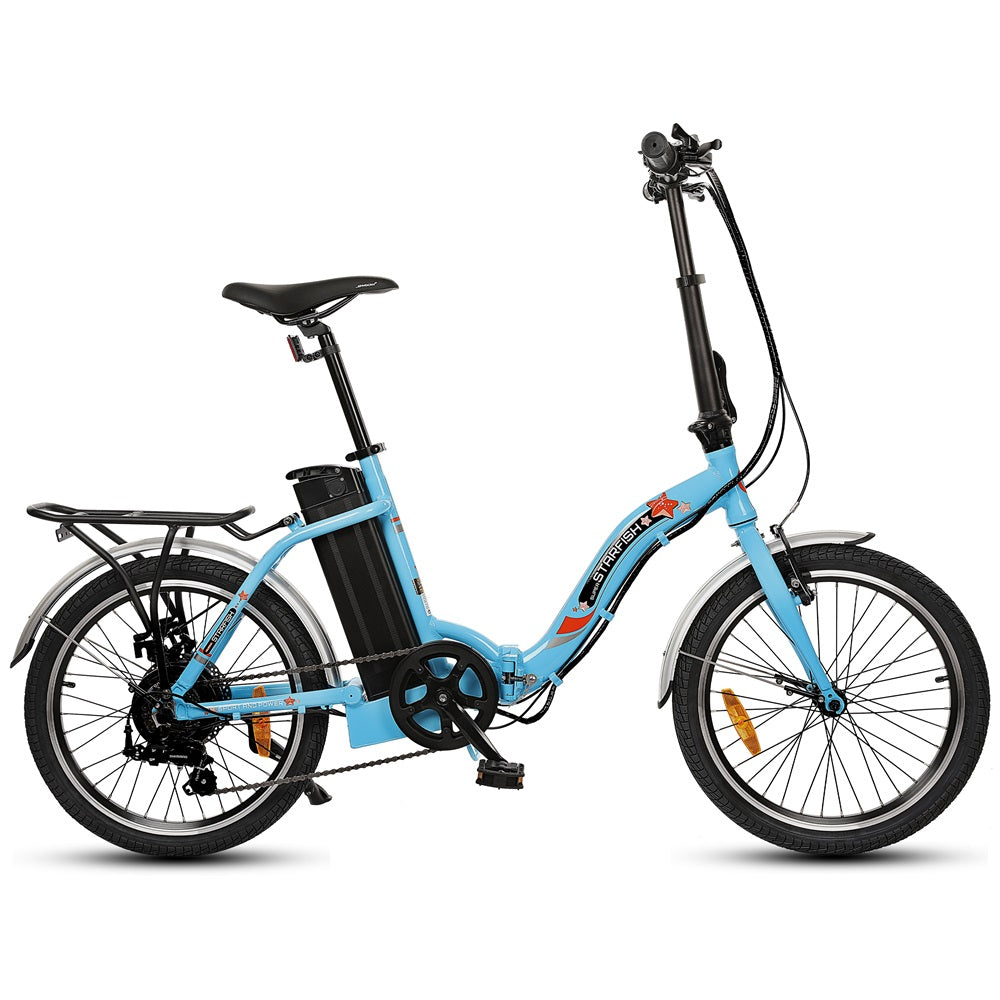 UL Certified-20inch Blue Starfish portable and folding electric bike - 2