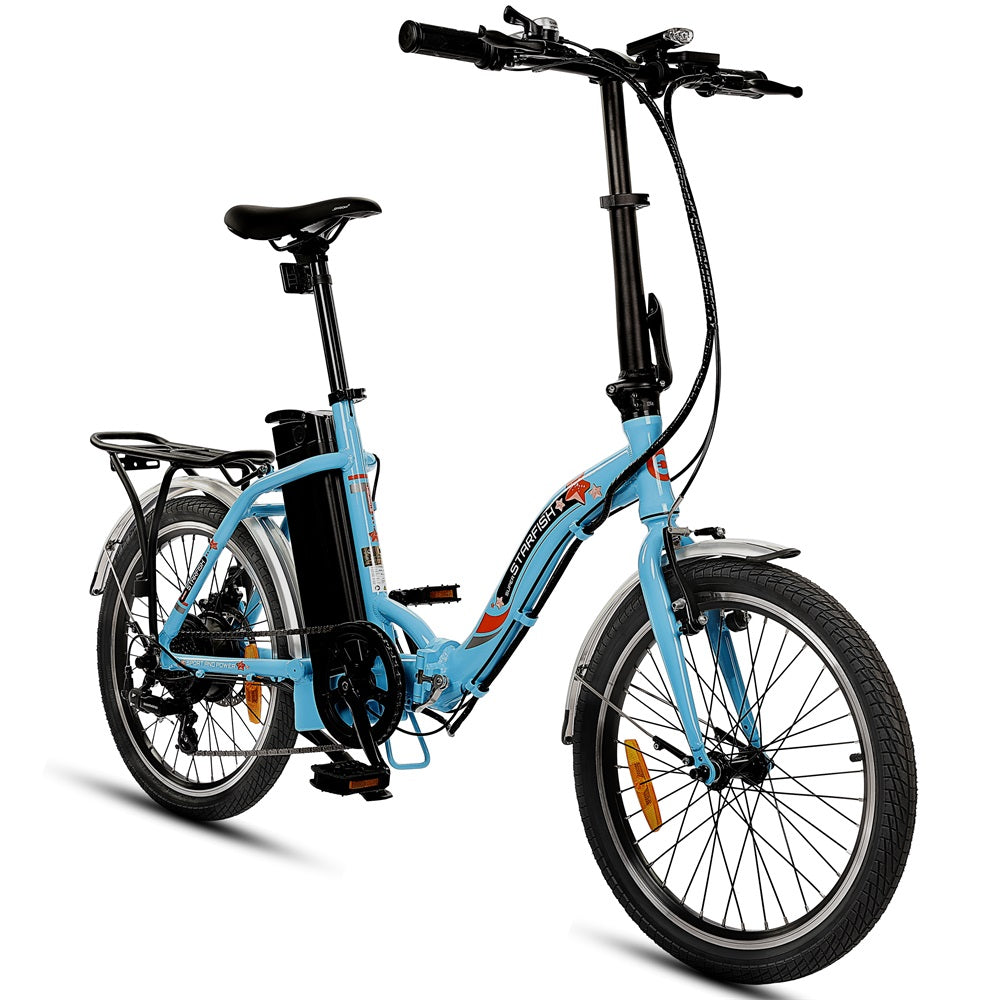 UL Certified-20inch Blue Starfish portable and folding electric bike - 3