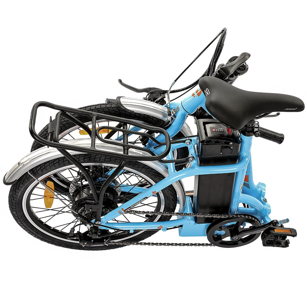UL Certified-20inch Blue Starfish portable and folding electric bike - 6