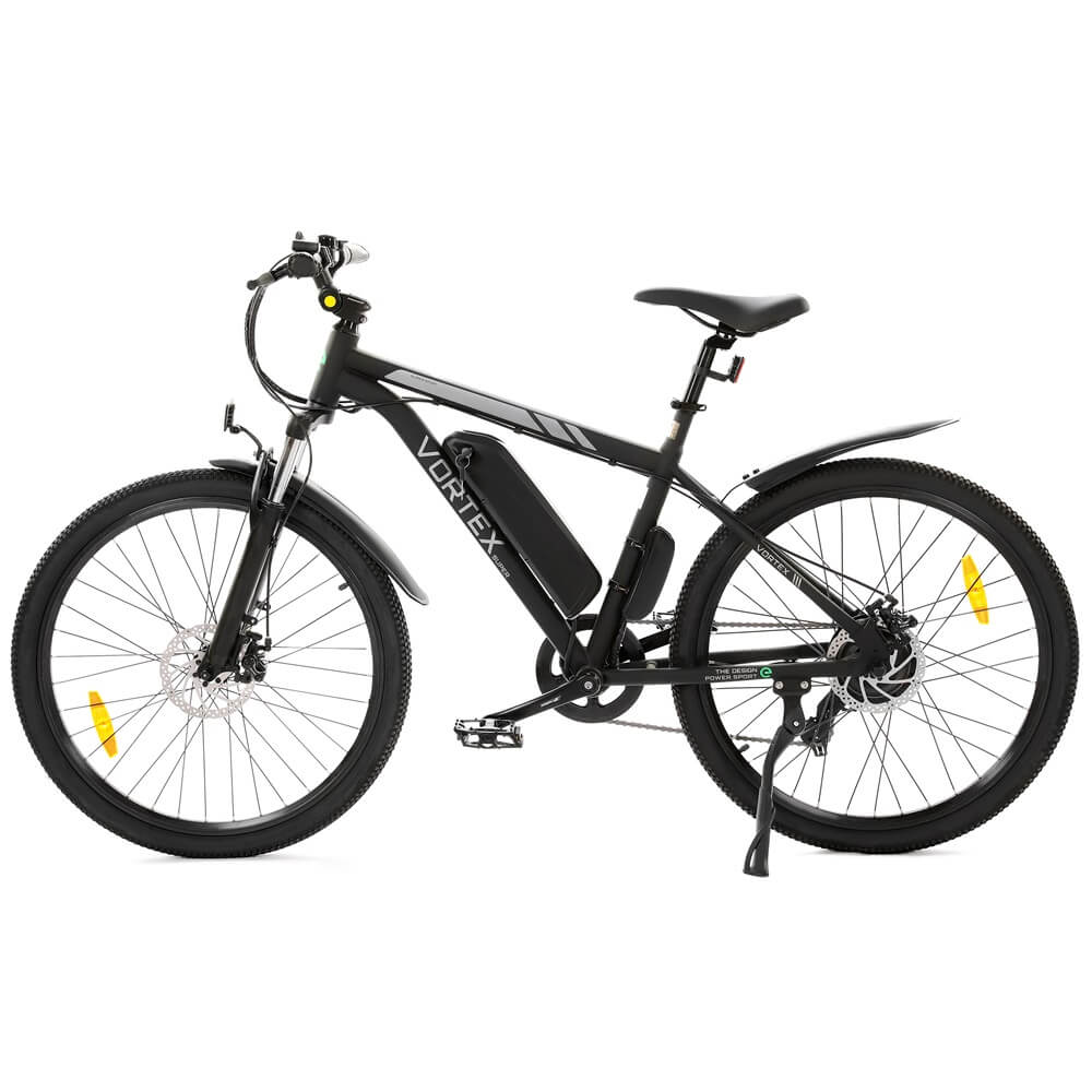 UL Certified-Vortex Electric City Bike - Matt Black - 1