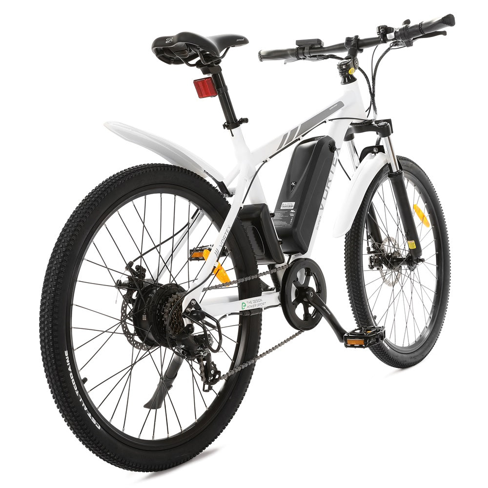 UL Certified-Vortex Electric City Bike - White - 5