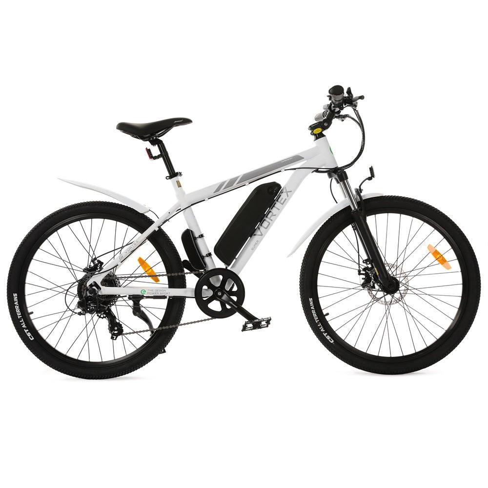 UL Certified-Vortex Electric City Bike - White - 6